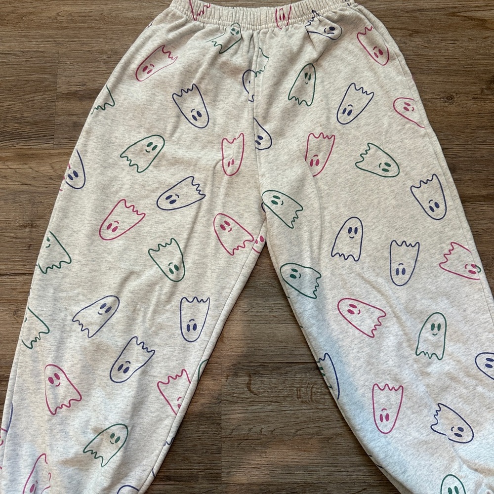 Indy and Pippa Kids Ghost Pattern Joggers